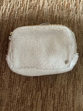 lululemon athletica White Sherpa Crossbody Bag